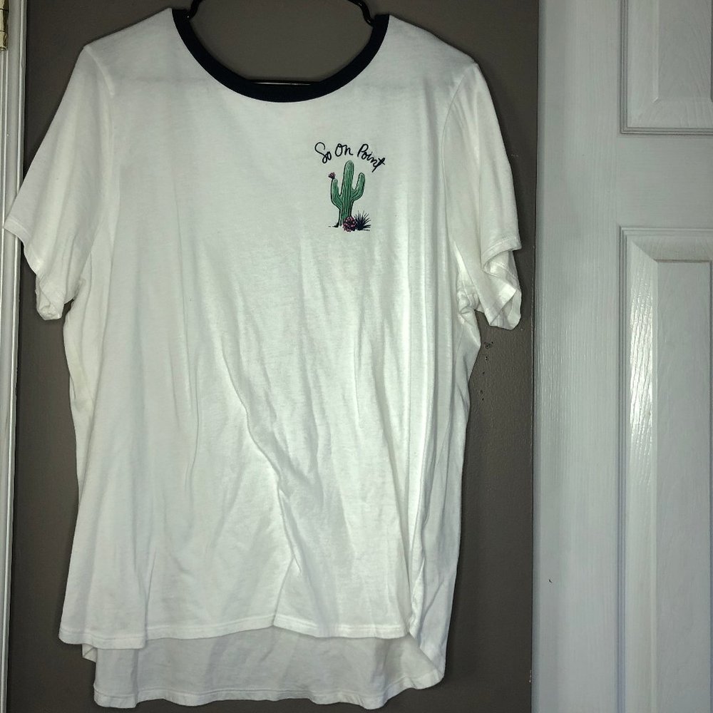 "So on point" cactus t-shirt